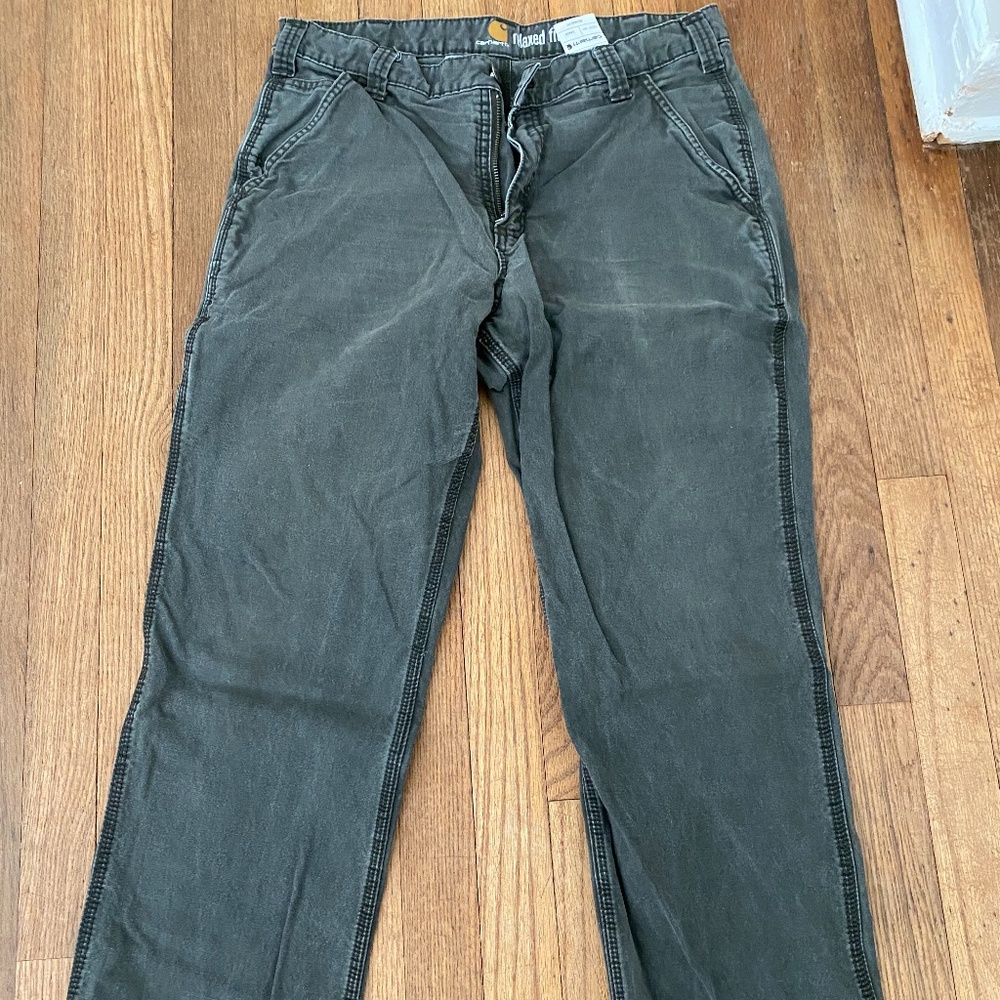 Distressed Carhartt Relaxed Fit Pants